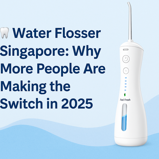 Feel Fresh AquaJet+ water flosser – best dental water flosser Singapore for healthy gums and plaque removal
