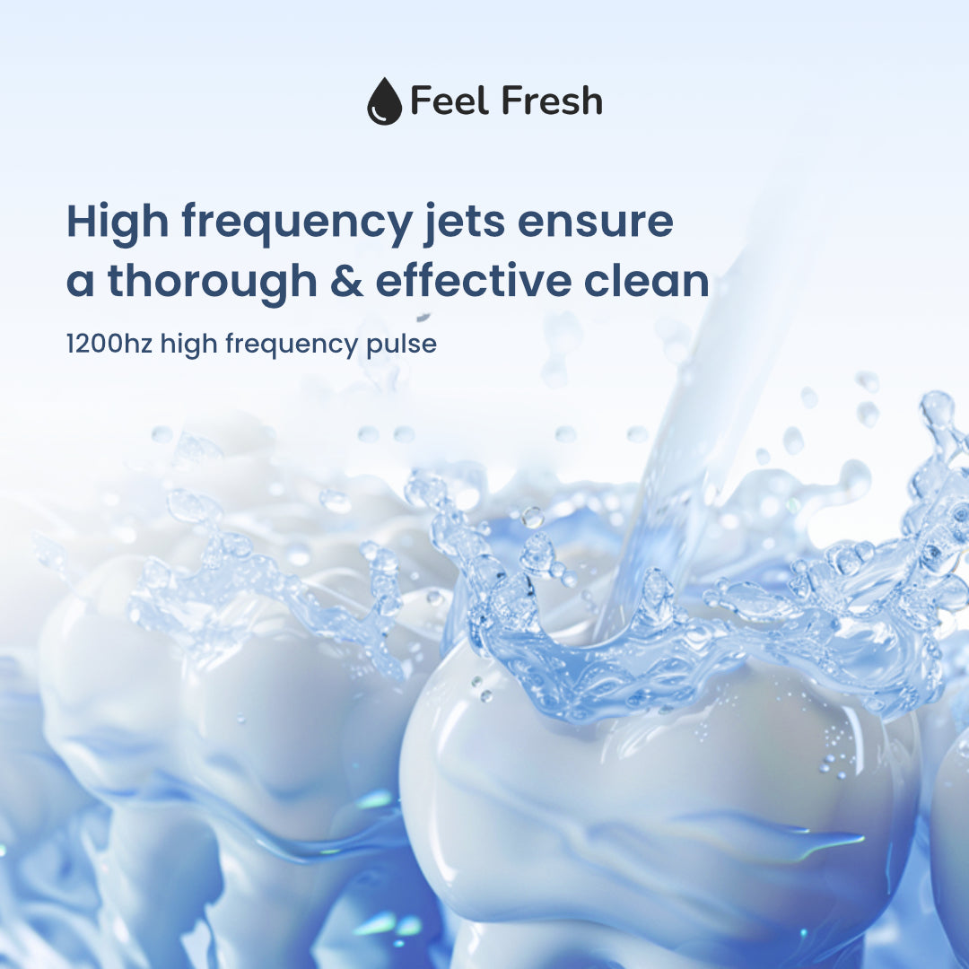 Blue AquaJet Mini with leak-proof design for daily and travel use