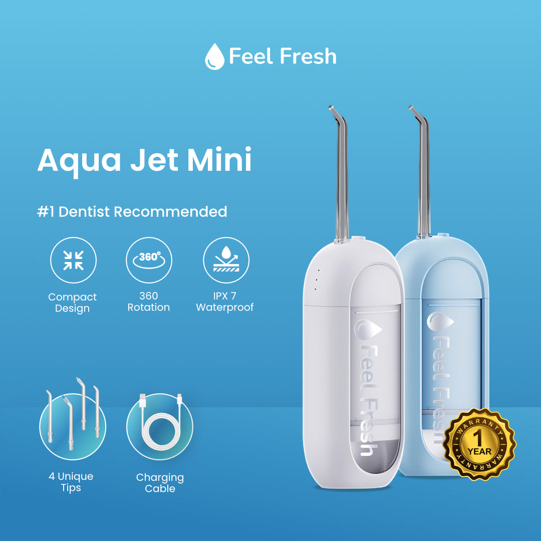 Feel Fresh AquaJet Mini: Best Portable Water Flosser in Singapore for Travel
