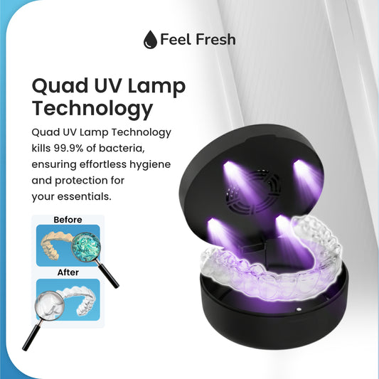 ClearGuard+™ UV Aligner Case | Sterilising & Drying Case for Clear Aligners & Retainers