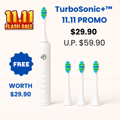 Feel Fresh TurboSonic+™  Electric Toothbrush 11.11 PROMO