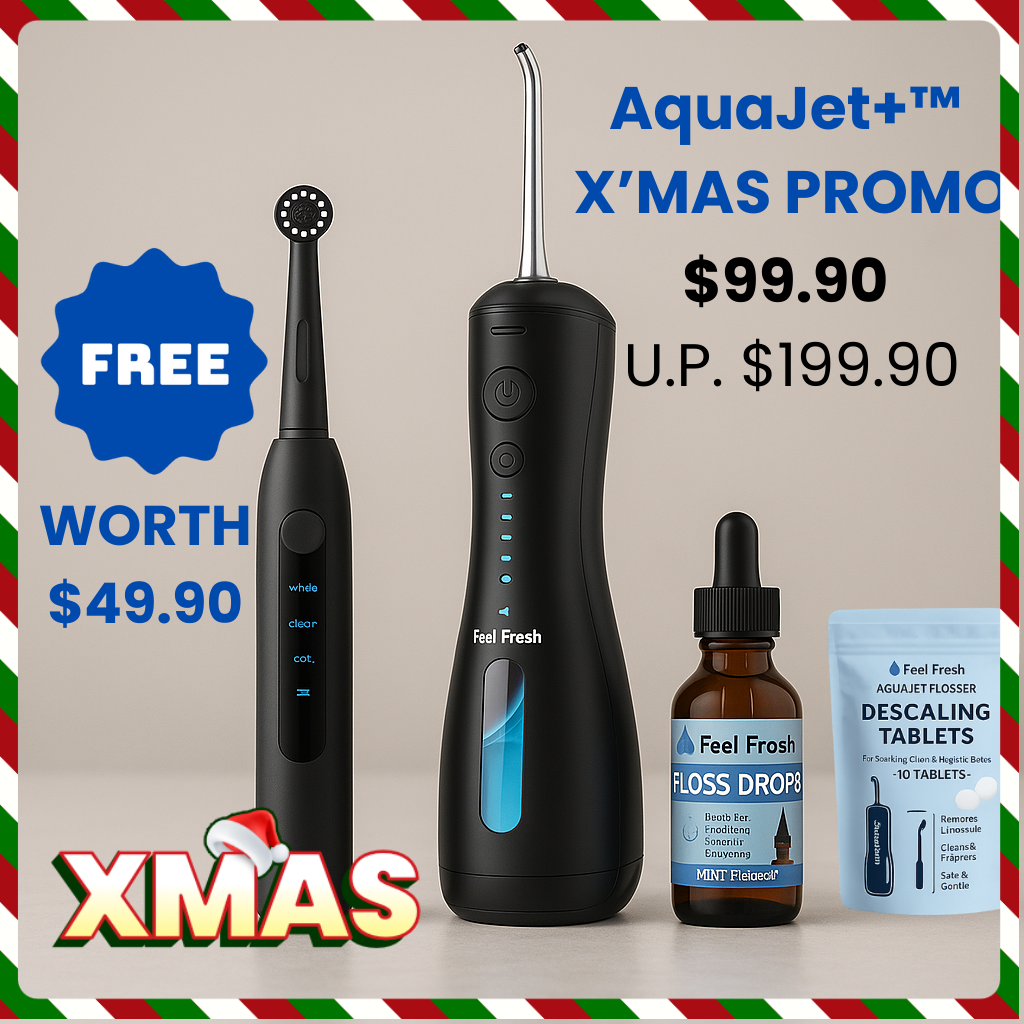 Feel Fresh AquaJet+™  Flosser X'MAS MEGA SALE