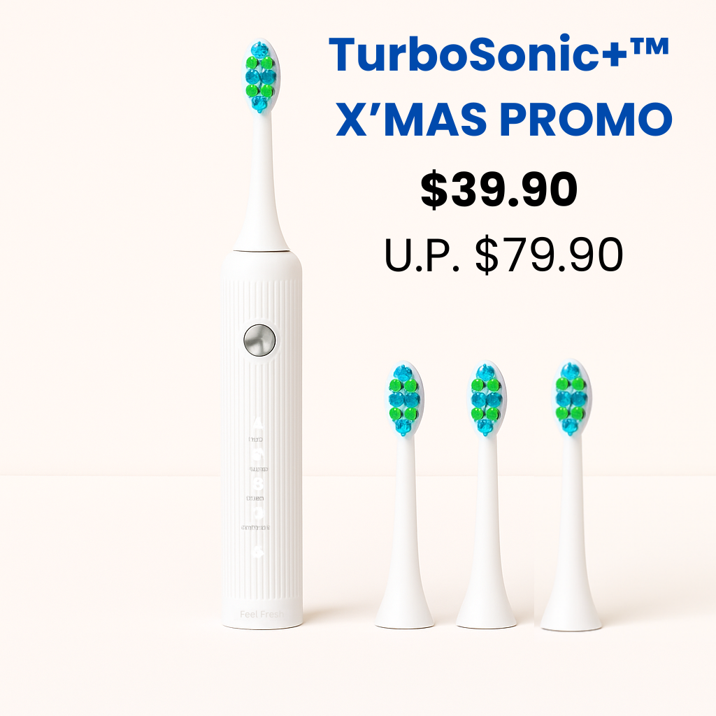 Feel Fresh TurboSonic+™  Electric Toothbrush X'MAS PROMO