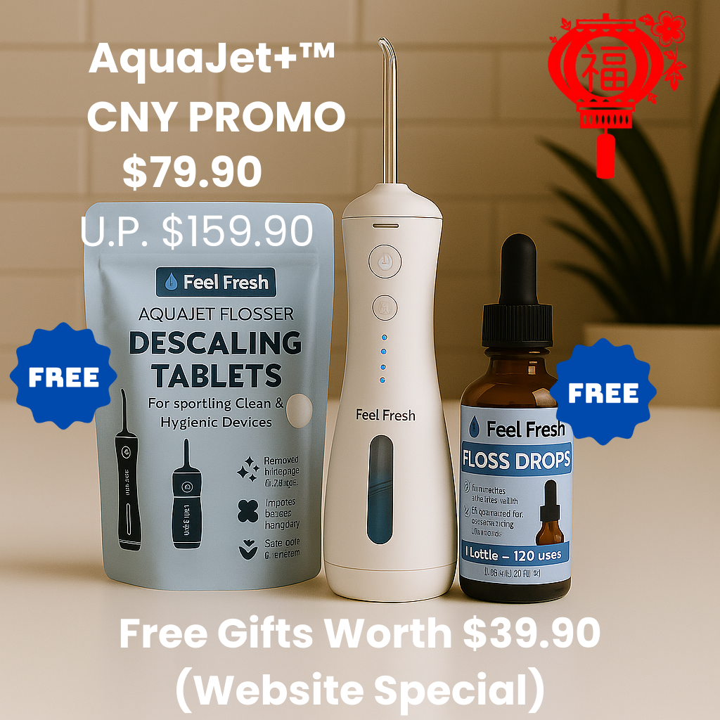 Feel Fresh AquaJet+™ Flosser CNY SPECIAL SALE