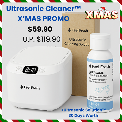 Feel Fresh Ultrasonic Cleaner™ CHRISTMAS SALE