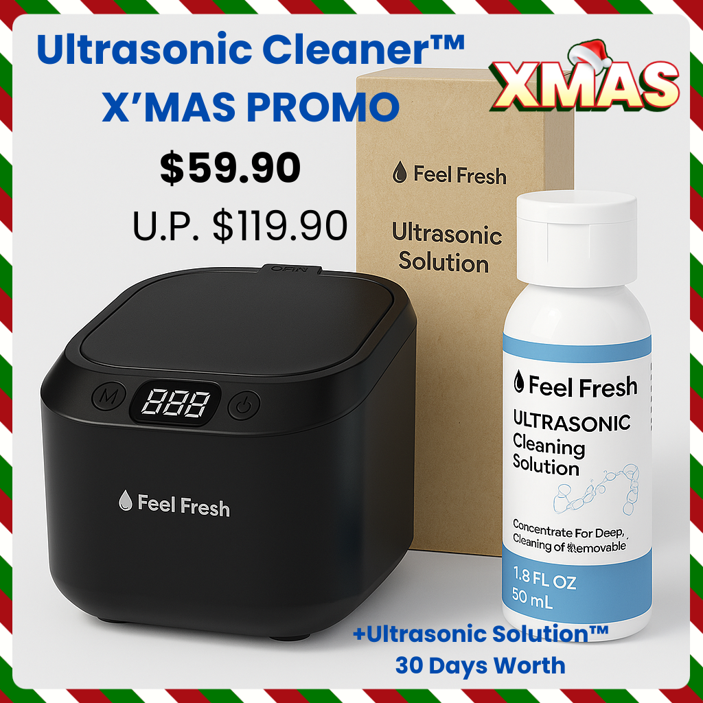 Feel Fresh Ultrasonic Cleaner™ CHRISTMAS SALE