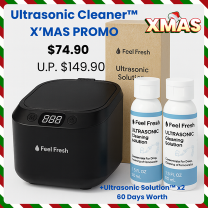 Feel Fresh Ultrasonic Cleaner™ CHRISTMAS SALE