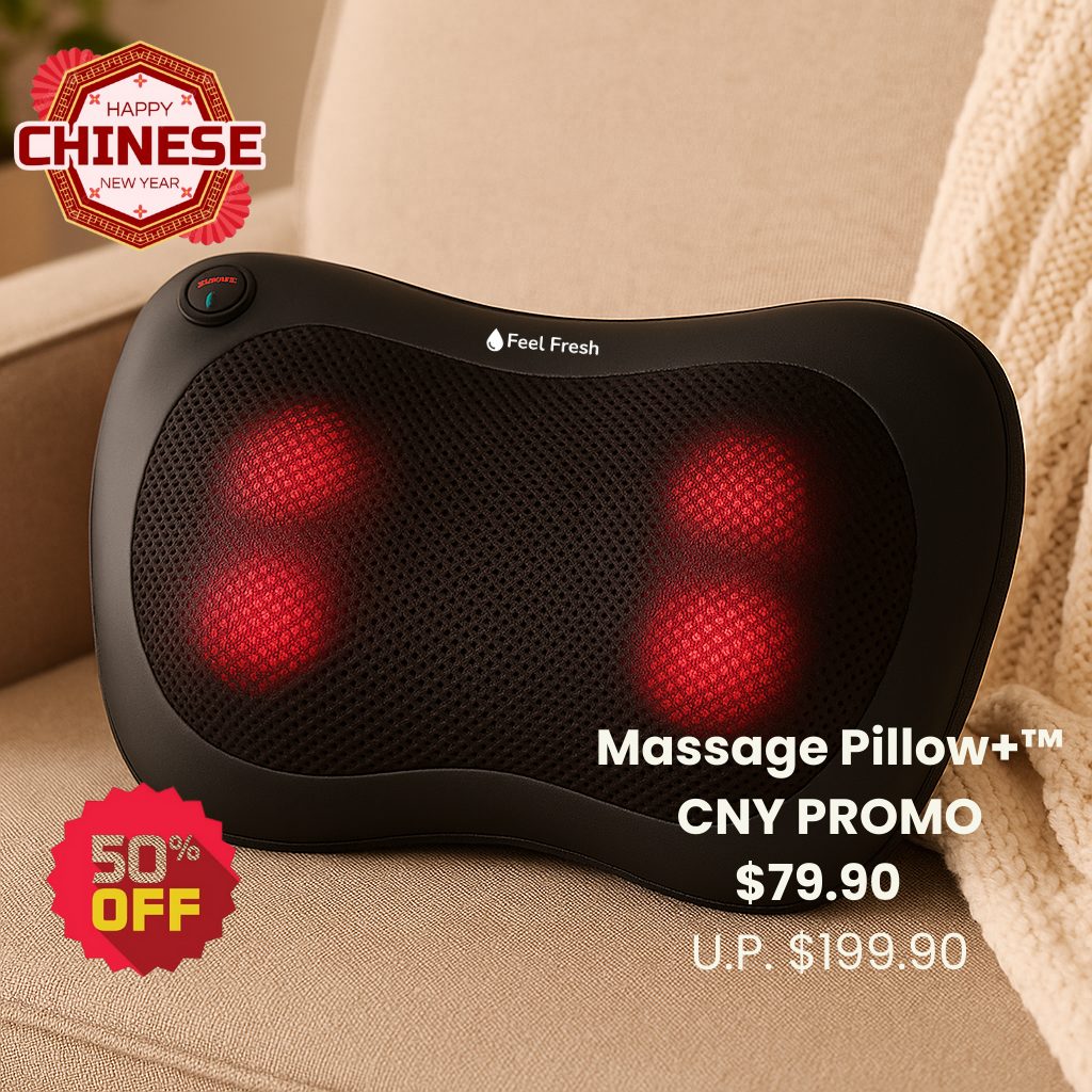 Feel Fresh Massage Pillow+™ CNY SPECIAL SALE