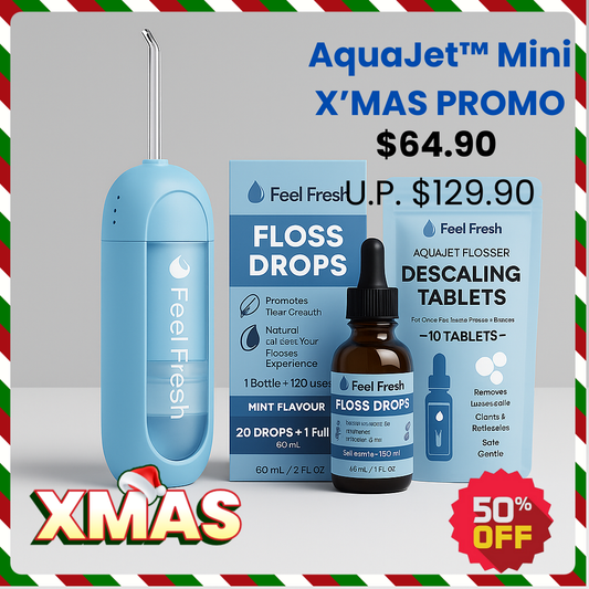 AquaJet™ Mini Travel Water Flosser X'MAS MEGA SALE