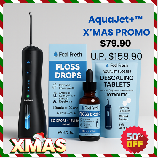 Feel Fresh AquaJet+™  Flosser X'MAS MEGA SALE