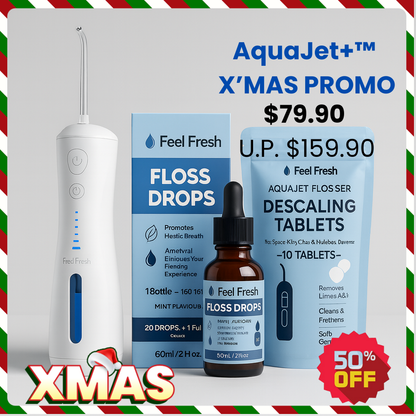 Feel Fresh AquaJet+™  Flosser X'MAS MEGA SALE