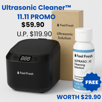 Feel Fresh Ultrasonic Cleaner™ 11.11 PROMO