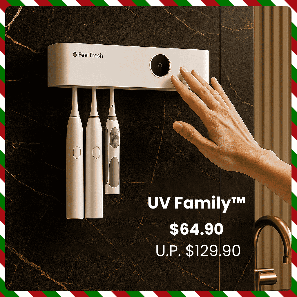 Feel Fresh UV Twin+™ Toothbrush Steriliser X'MAS MEGA SALE