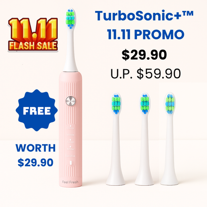 Feel Fresh TurboSonic+™  Electric Toothbrush 11.11 PROMO