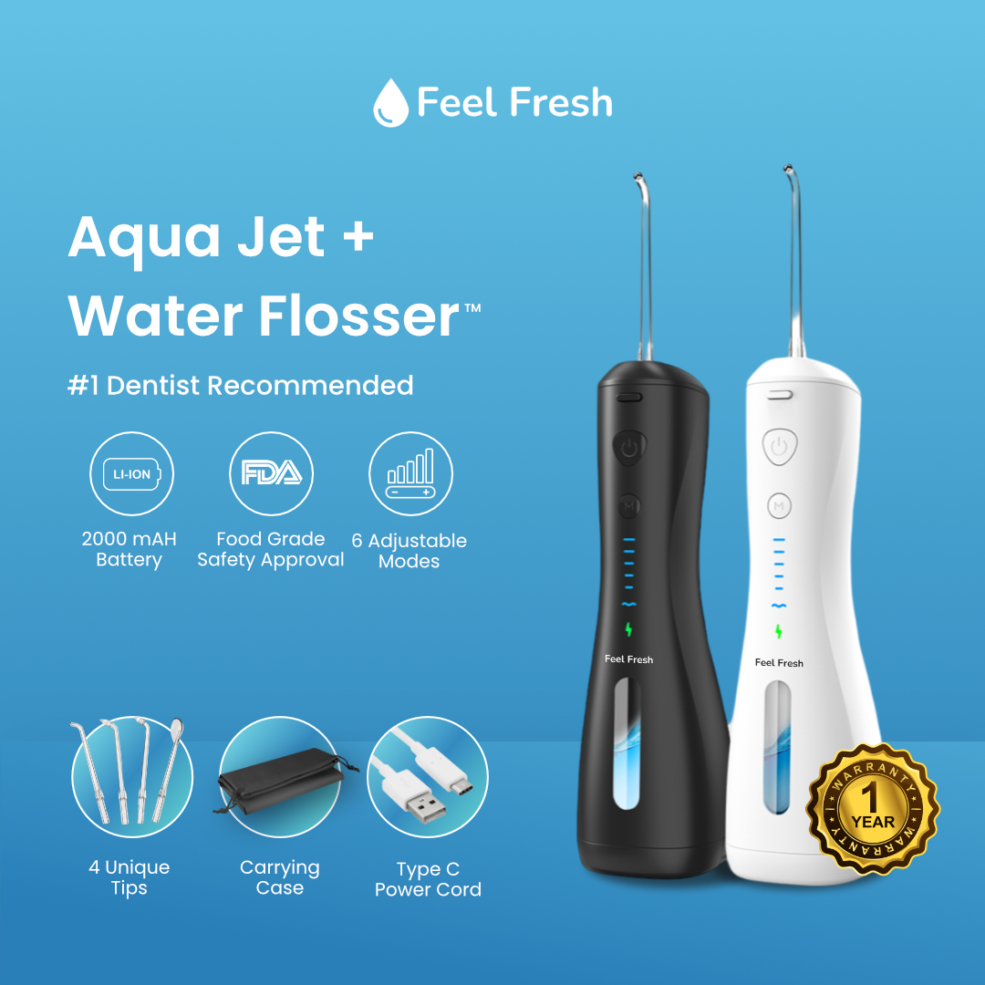 Ergonomic Feel Fresh water flosser for easy handling and precision