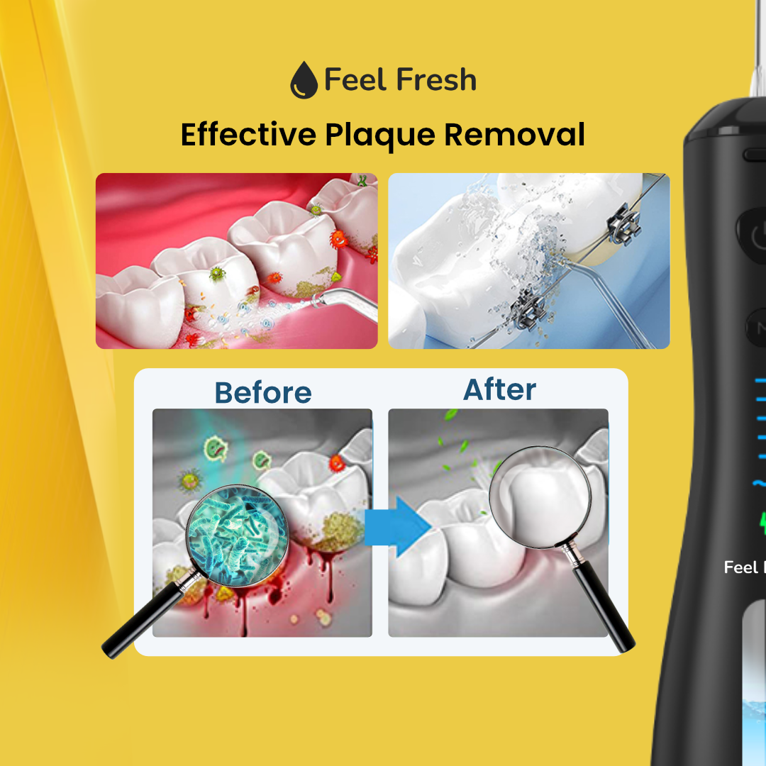 Smart Pulse AquaJet+ water flosser with 6 adjustable modes
