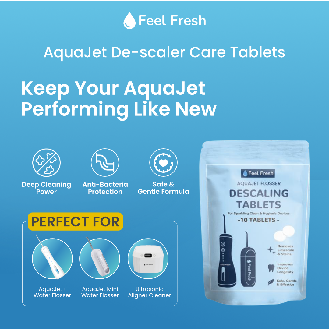 Feel Fresh Descaler Tablets – 10 Pack for Water Flossers