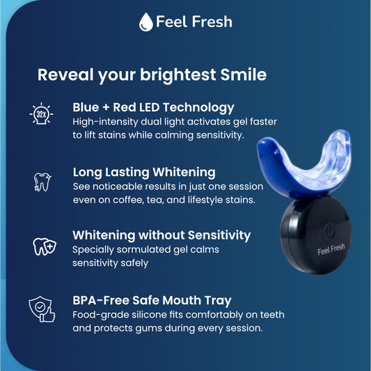 Feel Fresh LumiBright™ Whitening Kit – Premium Teeth Whitening