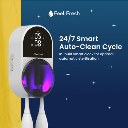 Feel Fresh UV Twin+™ Toothbrush Steriliser 1X'MAS MEGA SALE