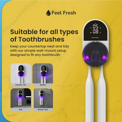 Feel Fresh UV Twin+™ Toothbrush Steriliser 1X'MAS MEGA SALE