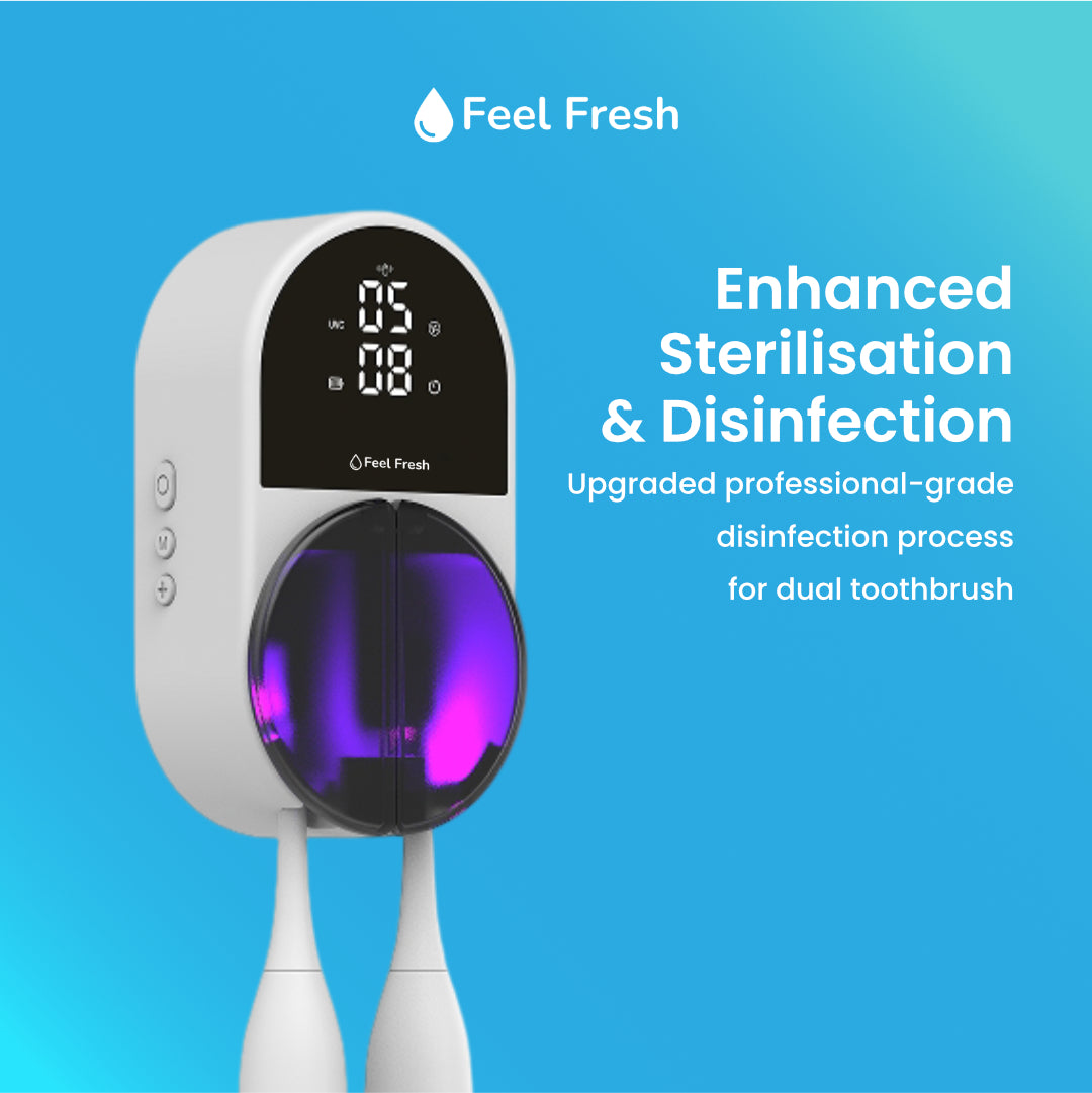 Feel Fresh UV Twin+™ Toothbrush Steriliser 1X'MAS MEGA SALE