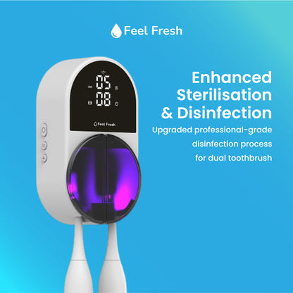Feel Fresh UV Twin+™ Toothbrush Steriliser 1X'MAS MEGA SALE