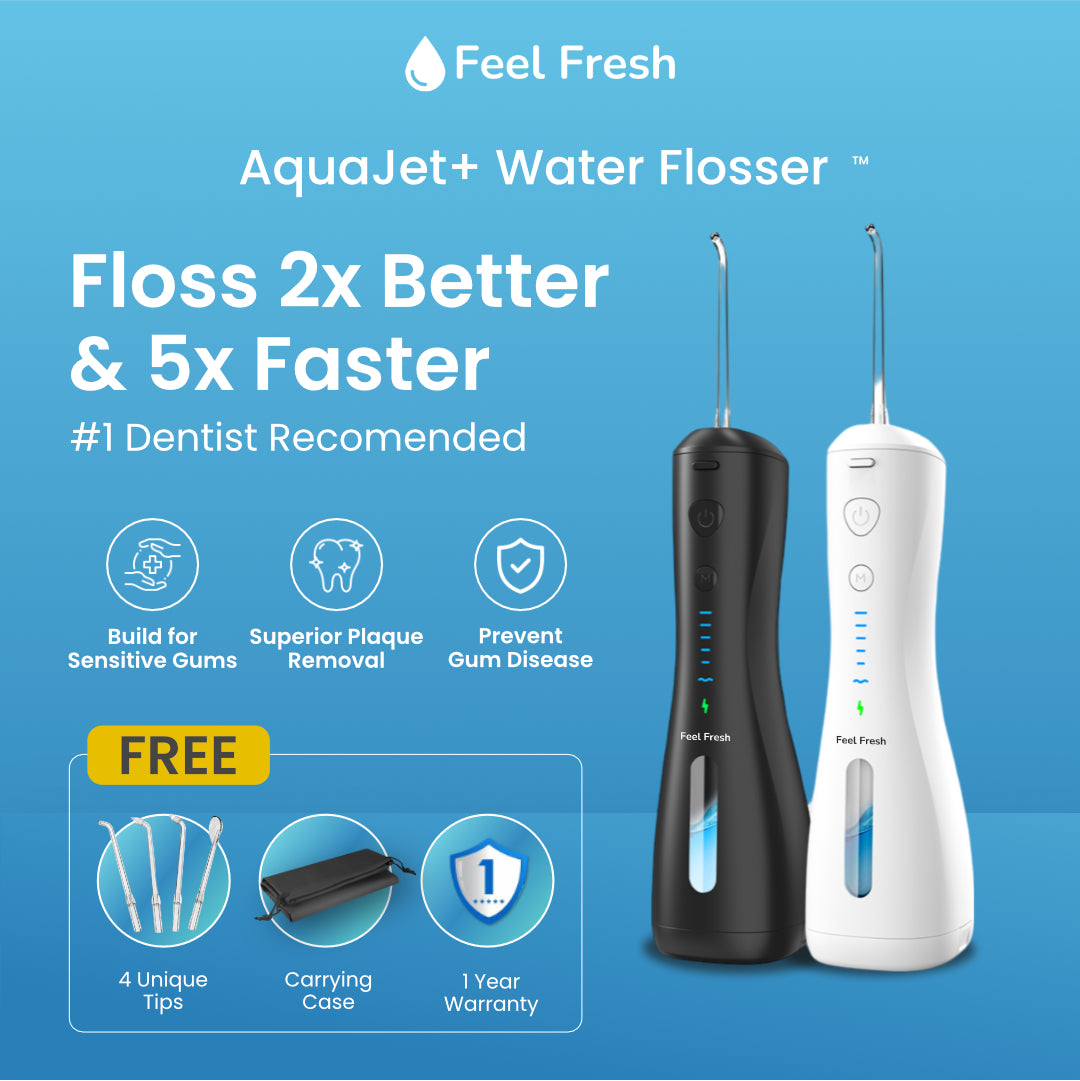 Feel Fresh AquaJet+ – Best Water Flosser Singapore for Deep Cleaning