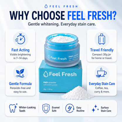 Feel Fresh LumiBright™ PAP+ Teeth Whitening Powder