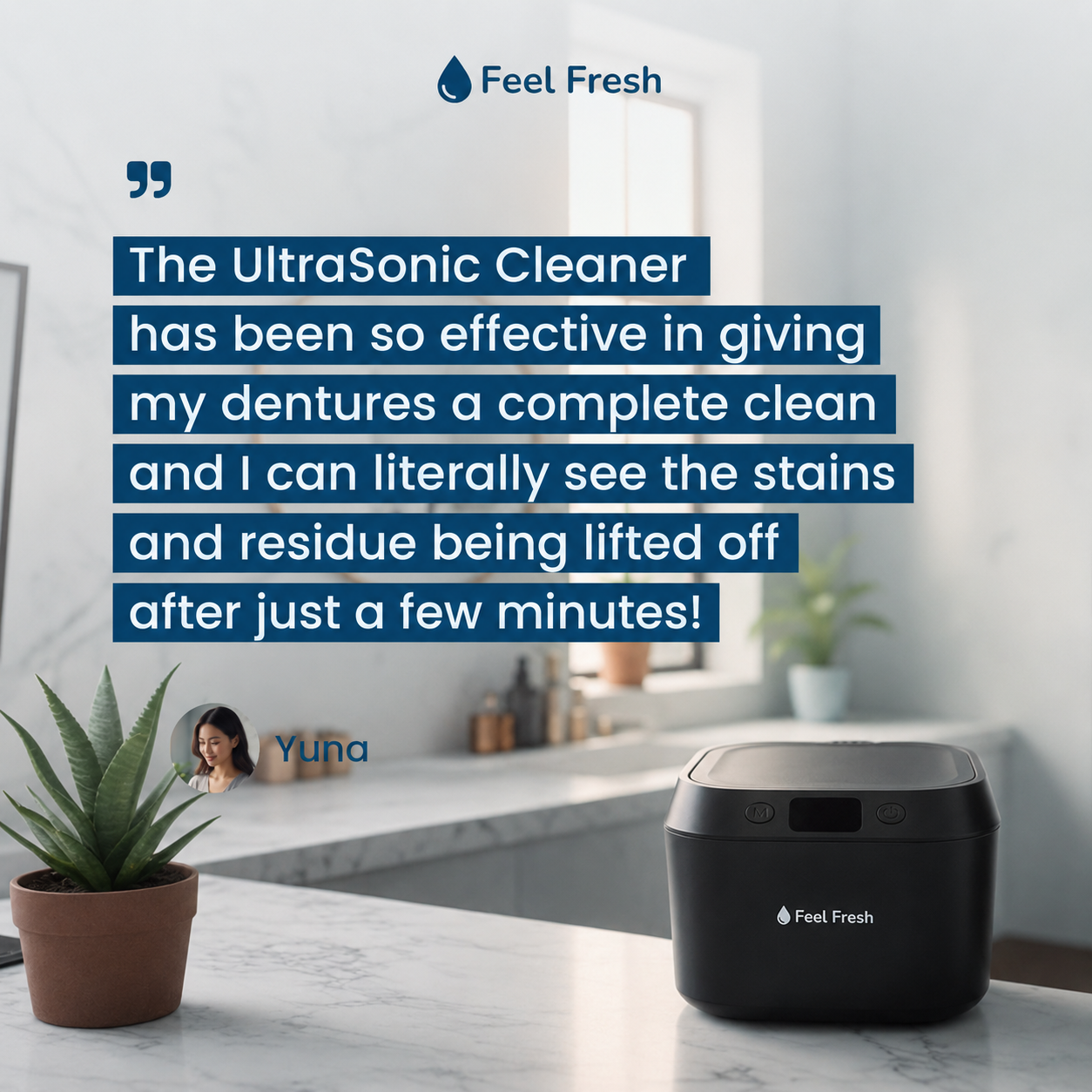Ultrasonic Denture Cleaner
