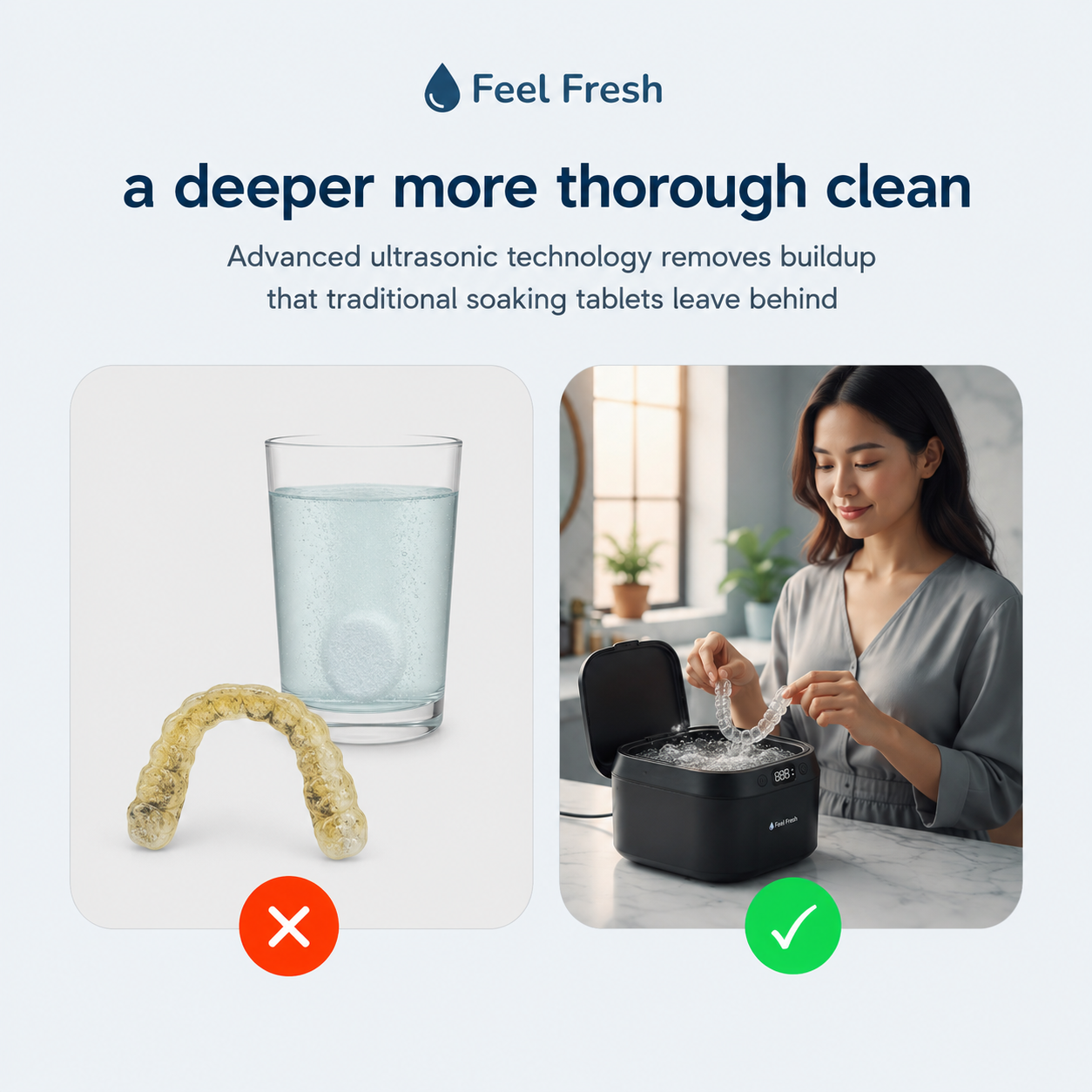 Ultrasonic Denture Cleaner