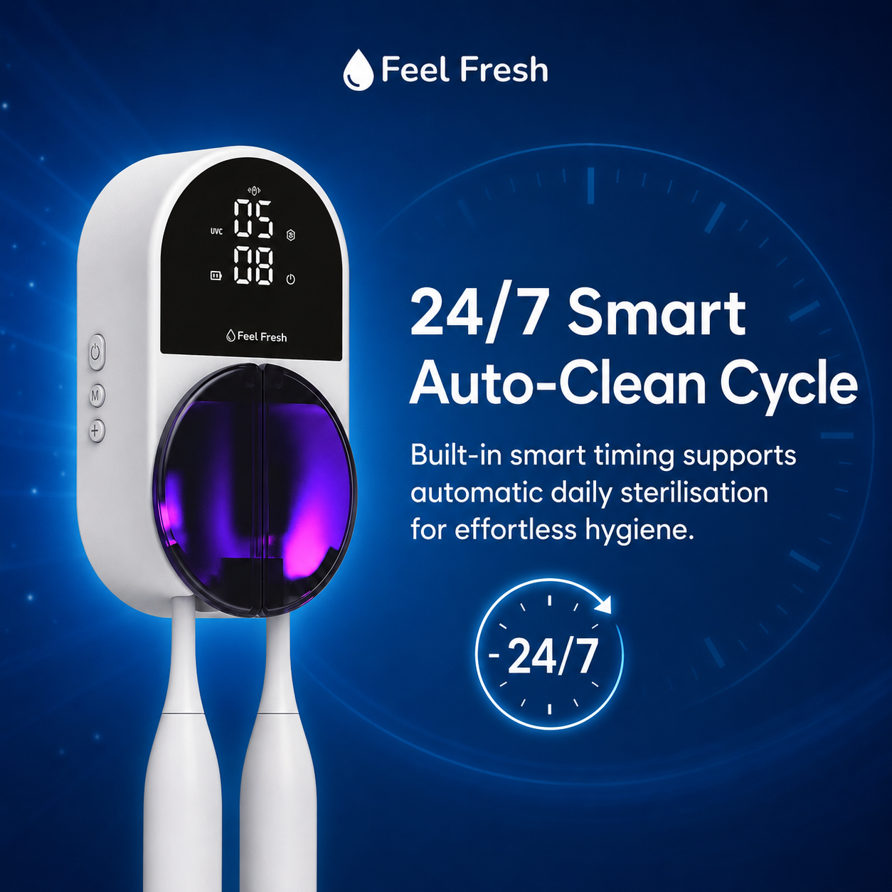 UV Wing™ Toothbrush Steriliser & Dryer