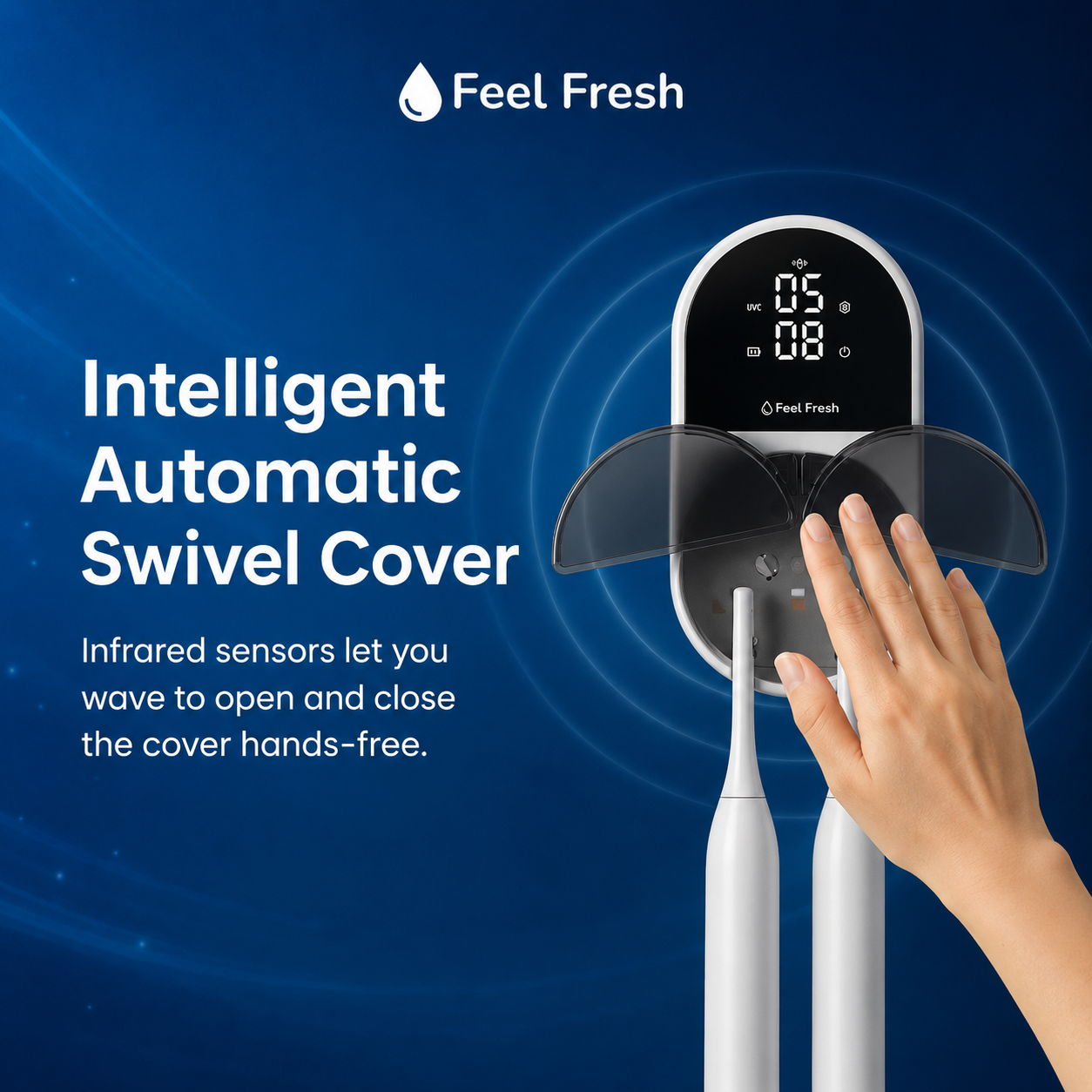 UV Wing™ Toothbrush Steriliser & Dryer