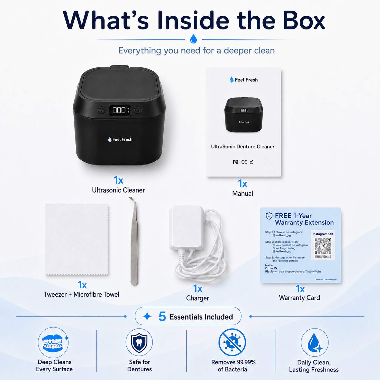 Ultrasonic Retainer Cleaner