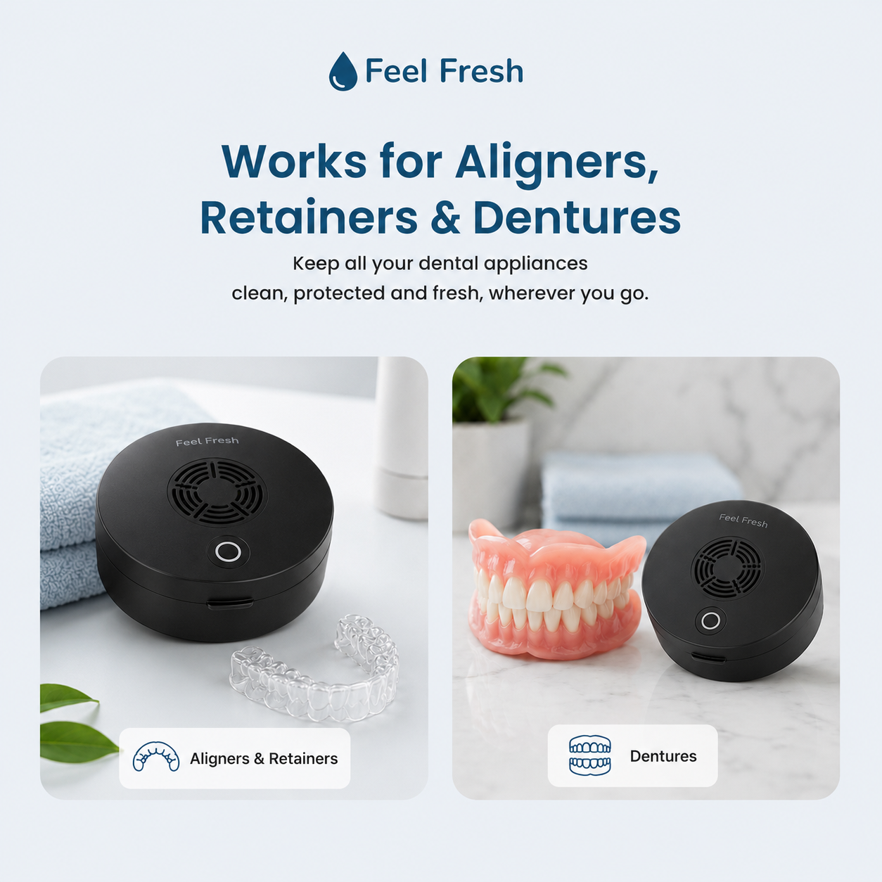 ClearGuard+™ ActiveDry UV Retainer Case