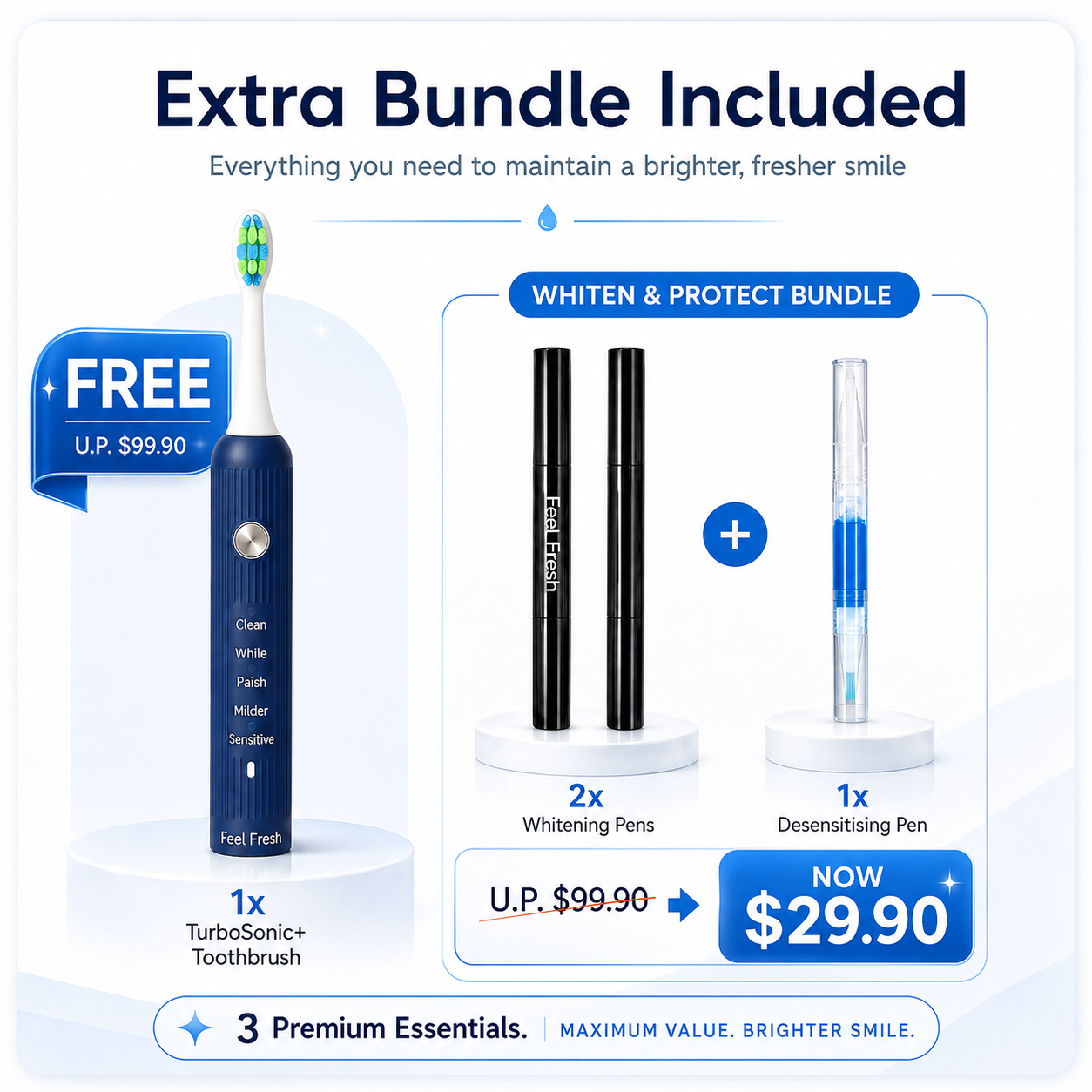Peroxide-Free Instant Teeth Whitening Kit