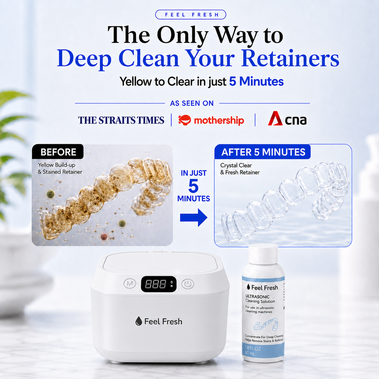 Ultrasonic Retainer Cleaner