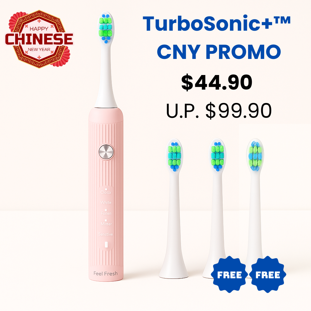 Feel Fresh TurboSonic+™  Electric Toothbrush CNY SPECIAL