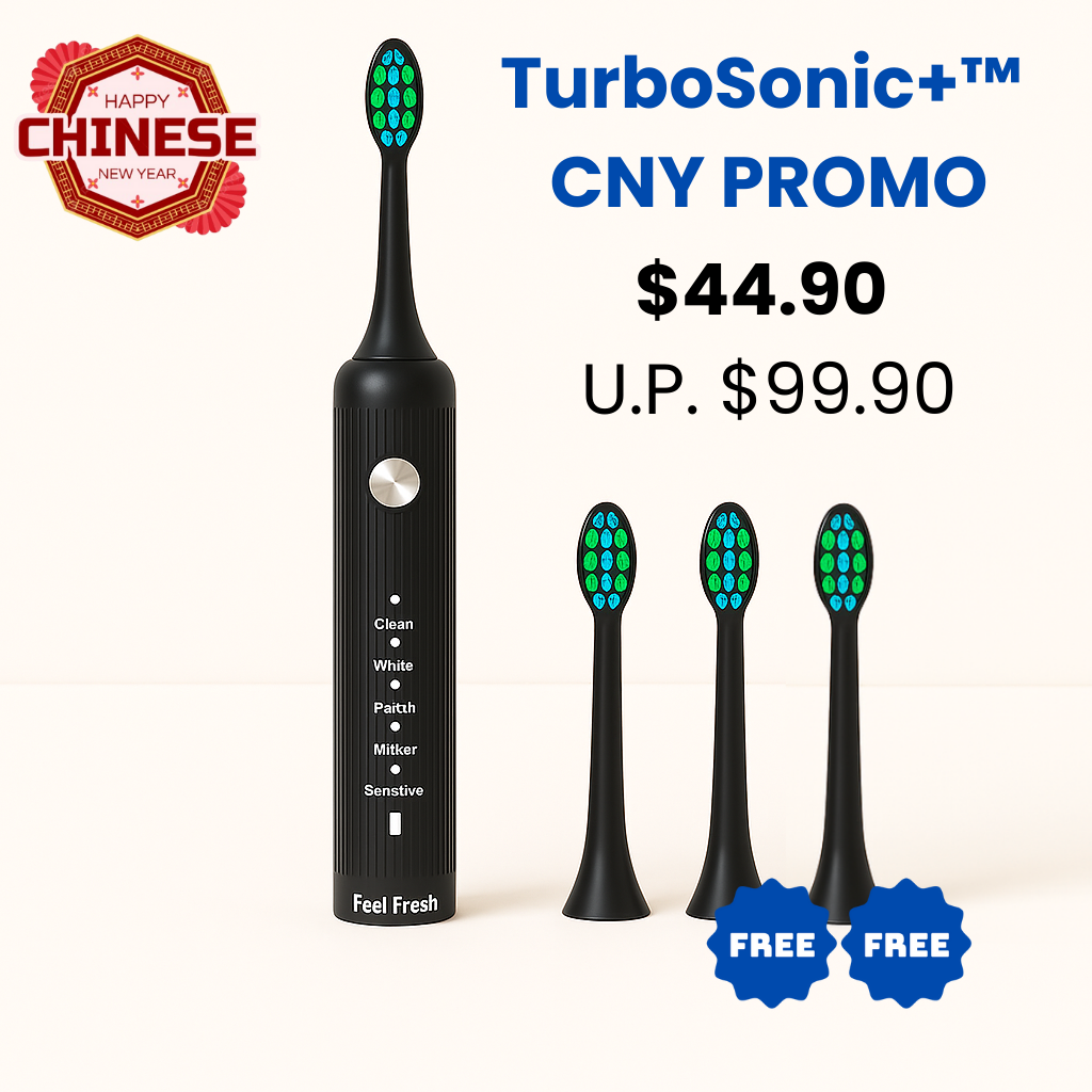 Feel Fresh TurboSonic+™  Electric Toothbrush CNY SPECIAL