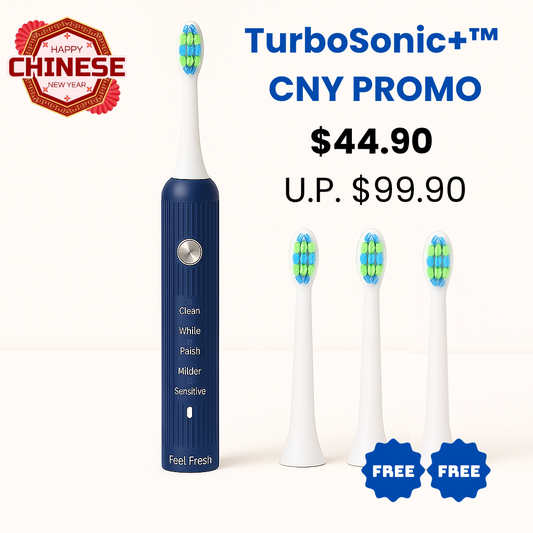 Feel Fresh TurboSonic+™  Electric Toothbrush CNY SPECIAL