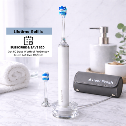 Feel Fresh ProSense+™ Pressure Sensor Toothbrush – Sonic & Rechargeable