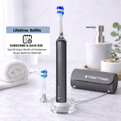 Feel Fresh ProSense+™ Pressure Sensor Toothbrush – Sonic & Rechargeable