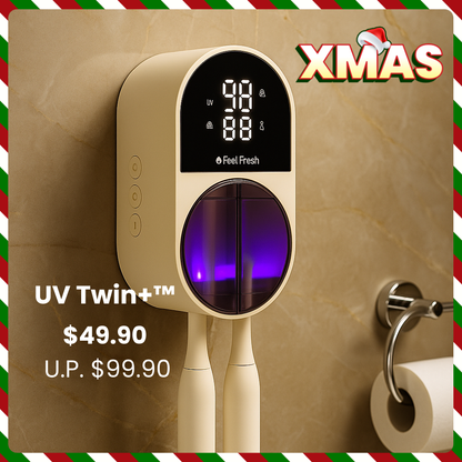 Feel Fresh UV Twin+™ Toothbrush Steriliser X'MAS MEGA SALE