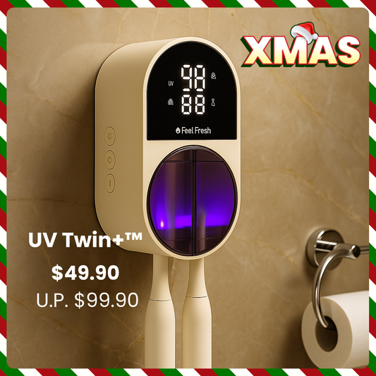 Feel Fresh UV Twin+™ Toothbrush Steriliser X'MAS MEGA SALE
