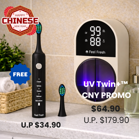 Feel Fresh UV Twin+™ Toothbrush Steriliser CNY SPECIAL