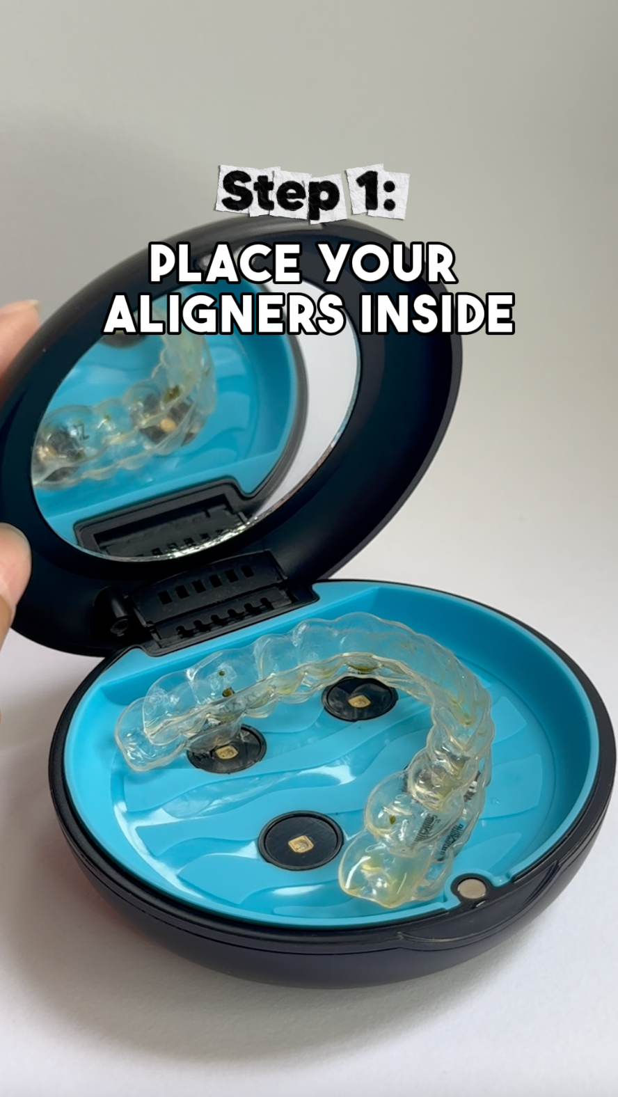 <p><strong>The effortless way to clean aligners — trusted by thousands</strong></p>