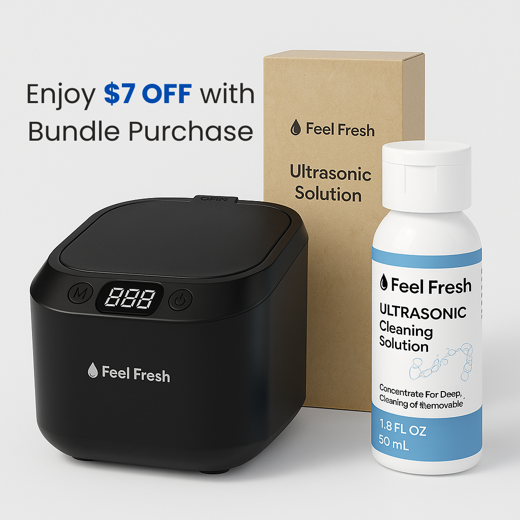Feel Fresh Ultrasonic Cleaner™  | Aligners & Retainers