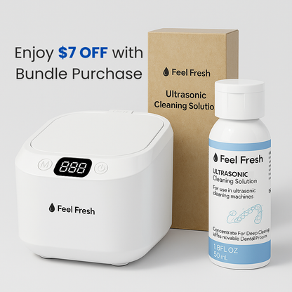 Feel Fresh Ultrasonic Cleaner™  | Aligners & Retainers
