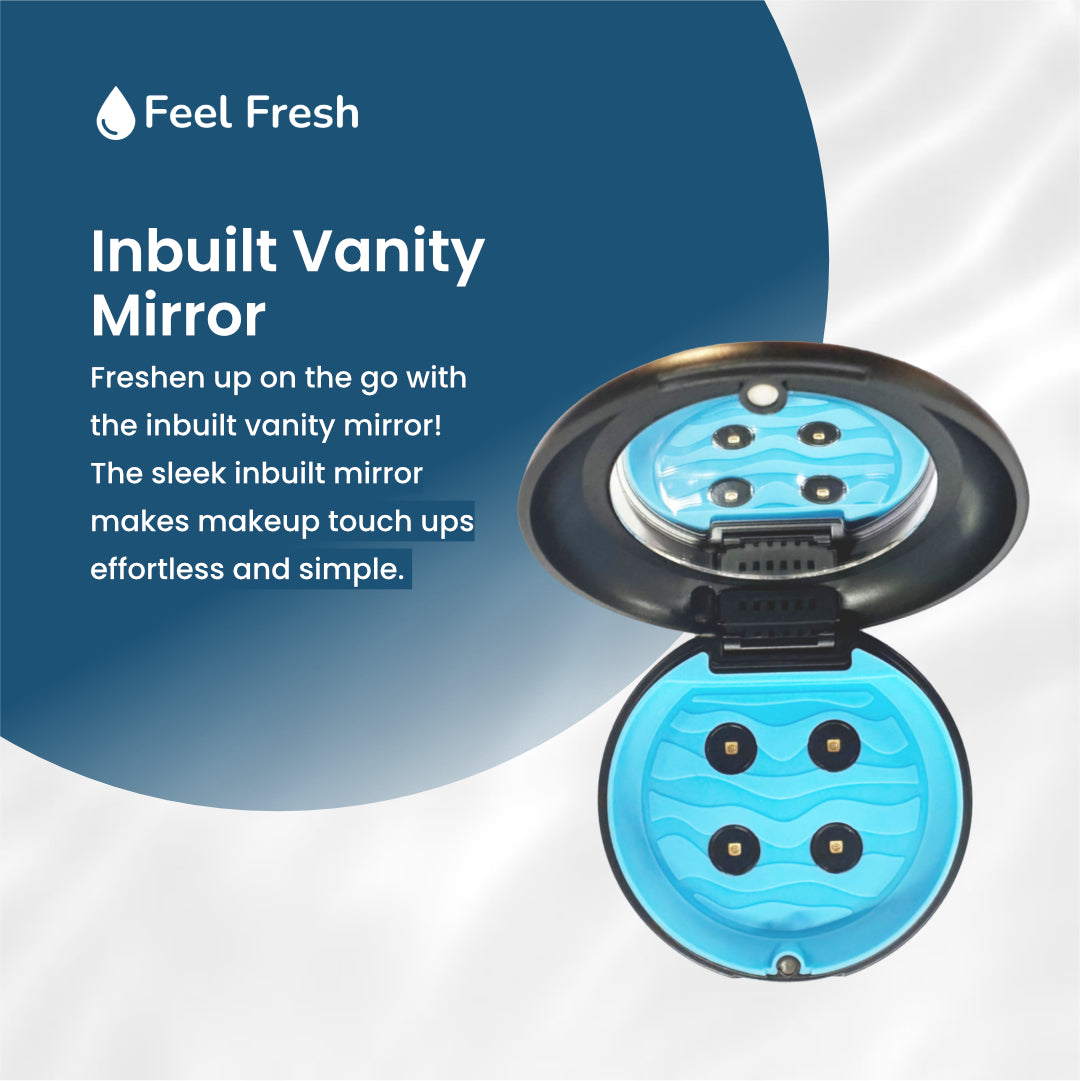 Compact travel-friendly aligner case offering hard-shell protection