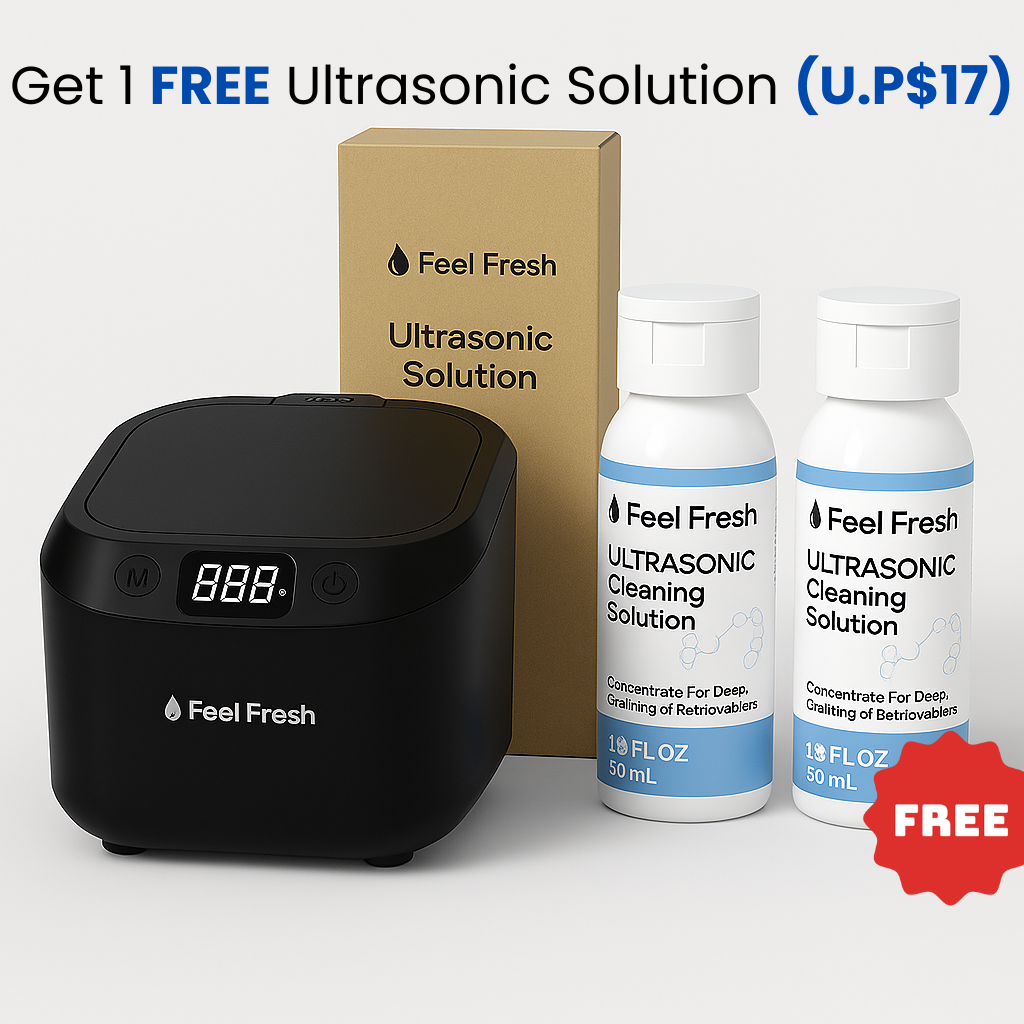 Feel Fresh Ultrasonic Cleaner™  | Aligners & Retainers