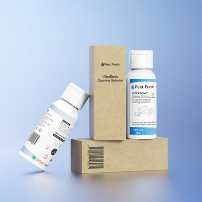 Ultrasonic retainer cleaner designed for Invisalign and other clear aligner trays
